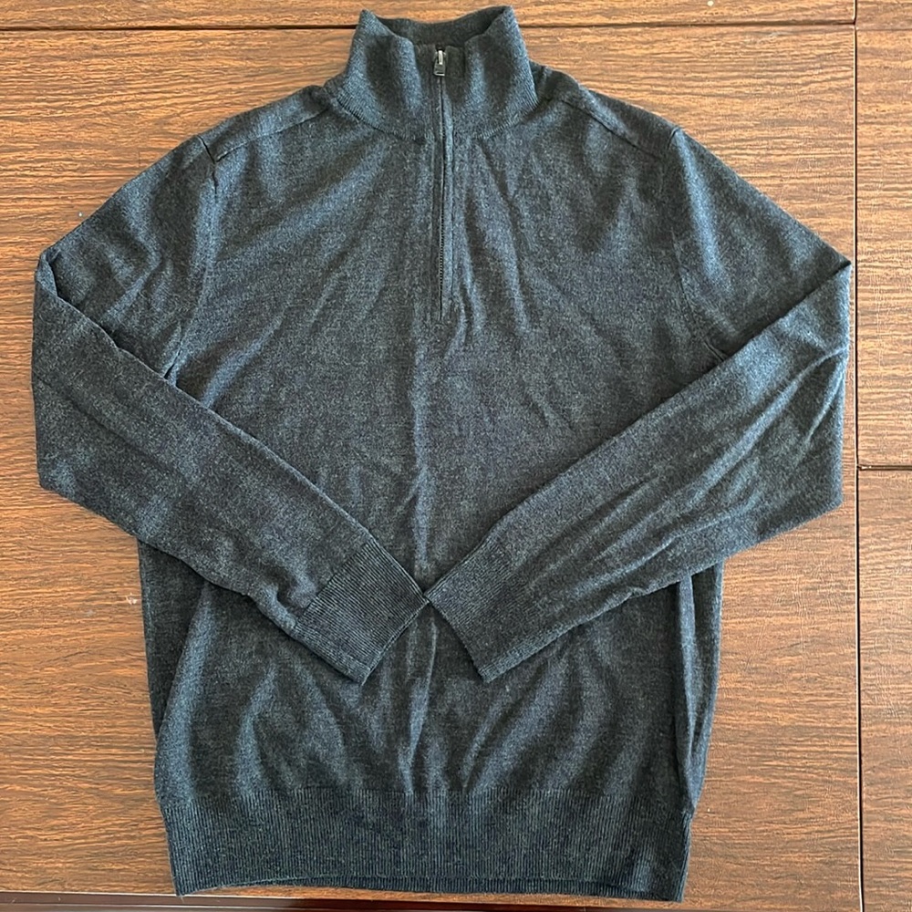 Gap Merino Wool Quarter Zip Sweater